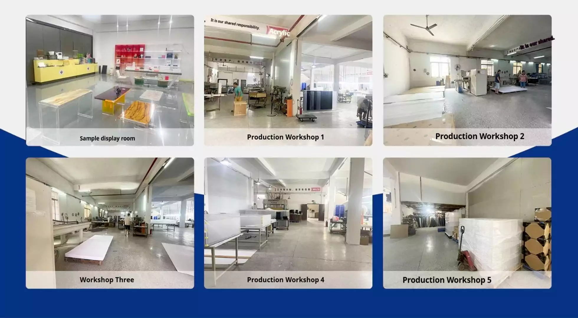 CustomAcrylicPro factory floor and production equipment