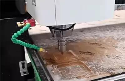 CNC router for precision acrylic cutting