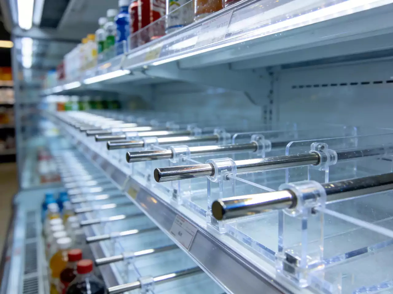 Beverage Cooler Shelf Organizer