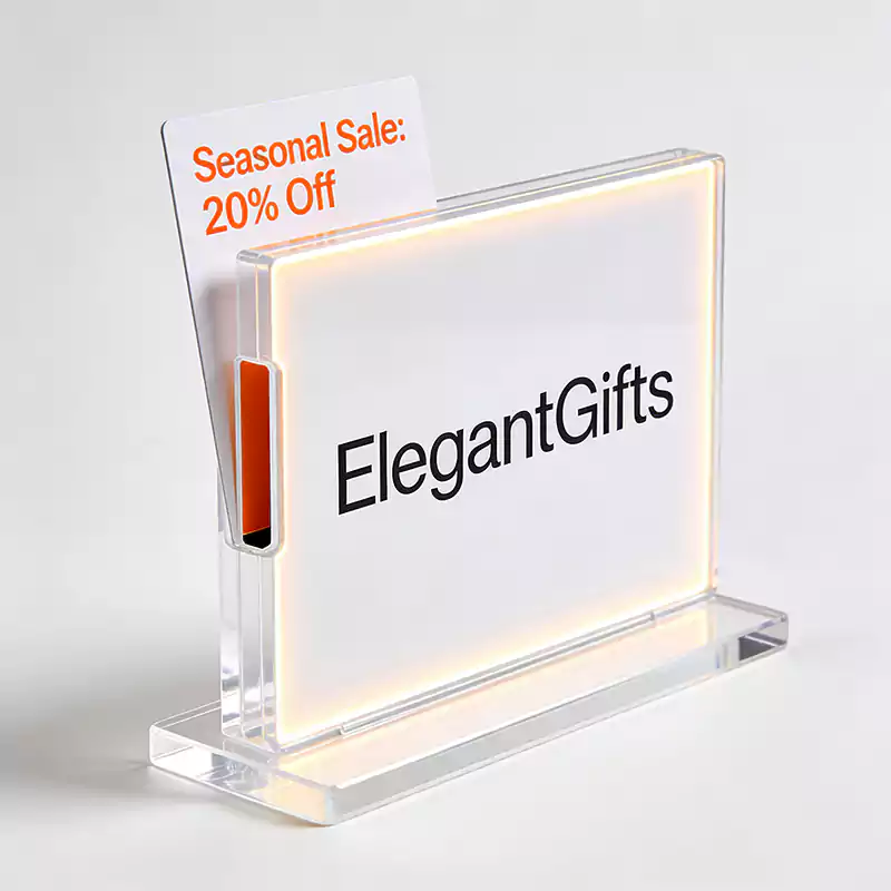 Exhibition acrylic displays brochure holders