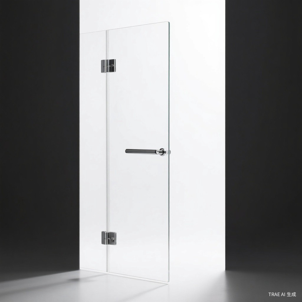 Frameless Acrylic Shower Panel 90x200cm 10mm - Modern Clear Enclosure - Customacrylicpro Premium Acrylic Product
