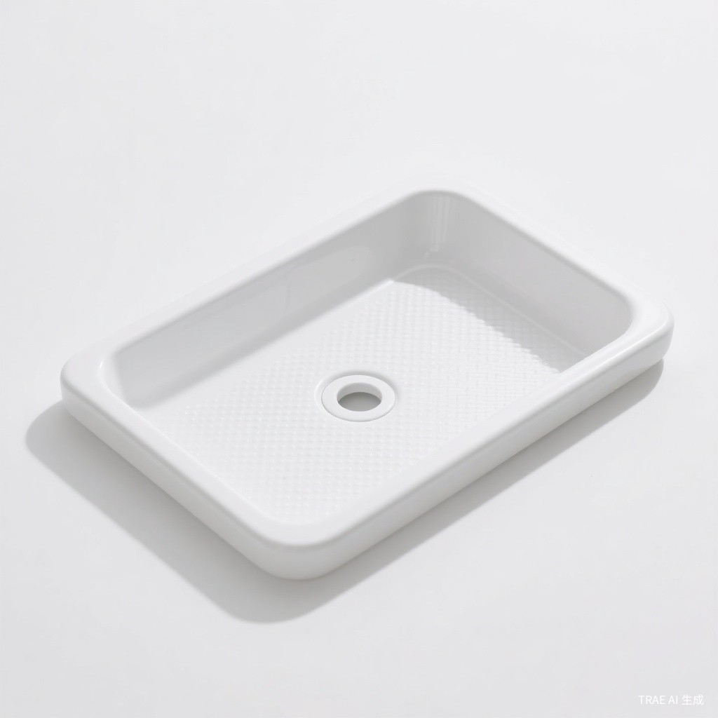 Low Profile Acrylic Shower Tray 120x80cm - Anti-Slip Rectangular Base - Customacrylicpro Premium Acrylic Product