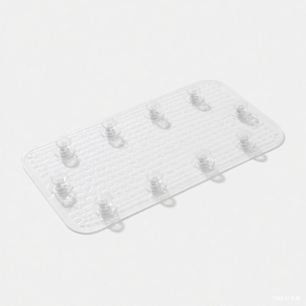 Textured Acrylic Bath Mat 70x40cm - Non-Slip Suction Cups - Customacrylicpro Premium Acrylic Product