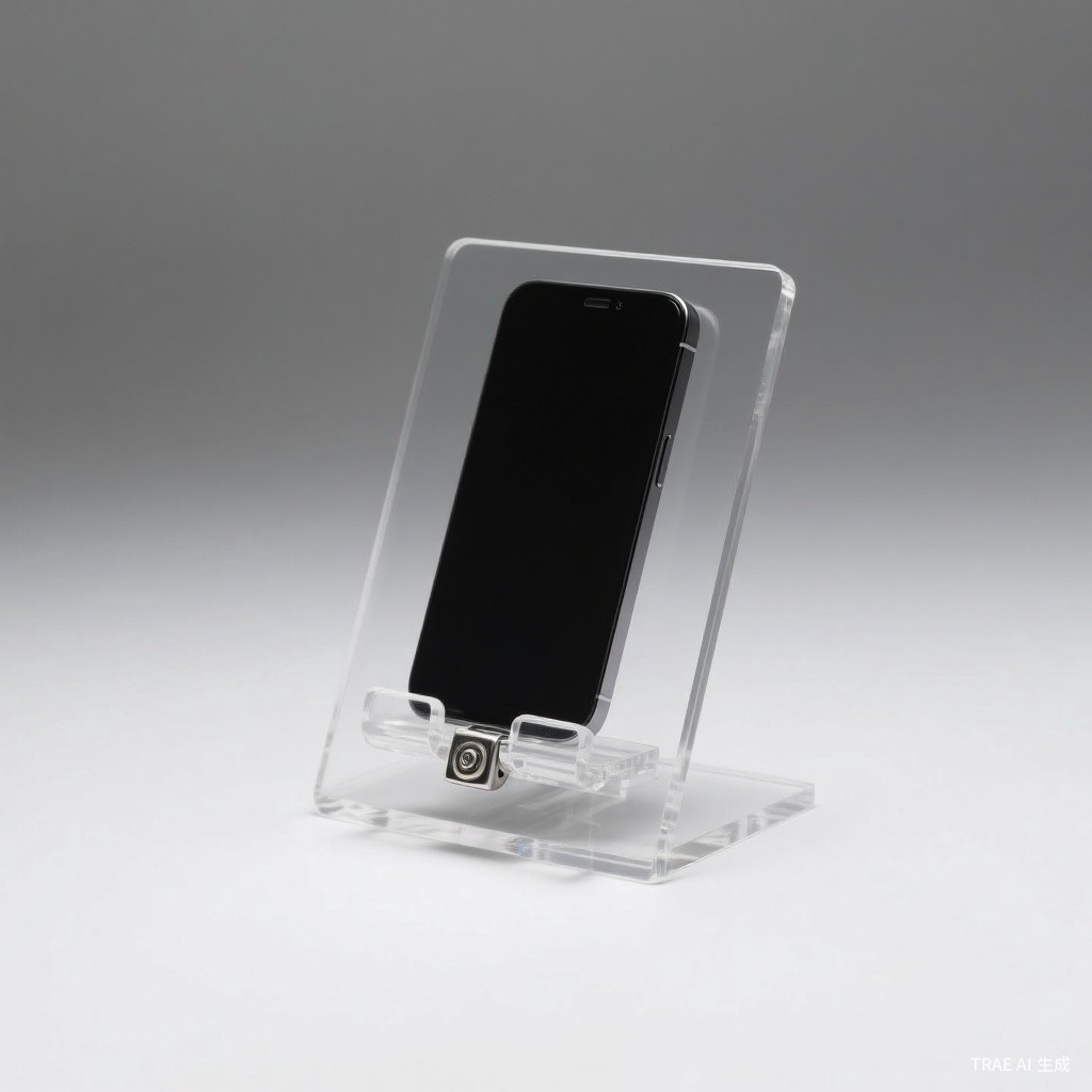 Security Acrylic Phone Display Stand - Anti-Theft Cable Slot - Customacrylicpro Premium Acrylic Product