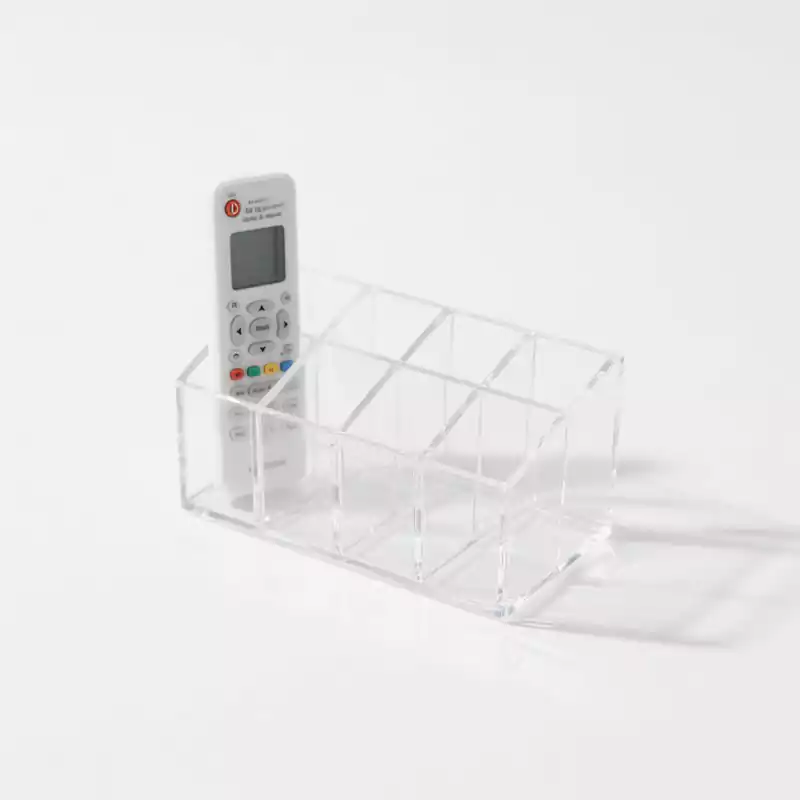 Acrylic Remote Control Organizer Caddy - Customacrylicpro Premium Acrylic Product
