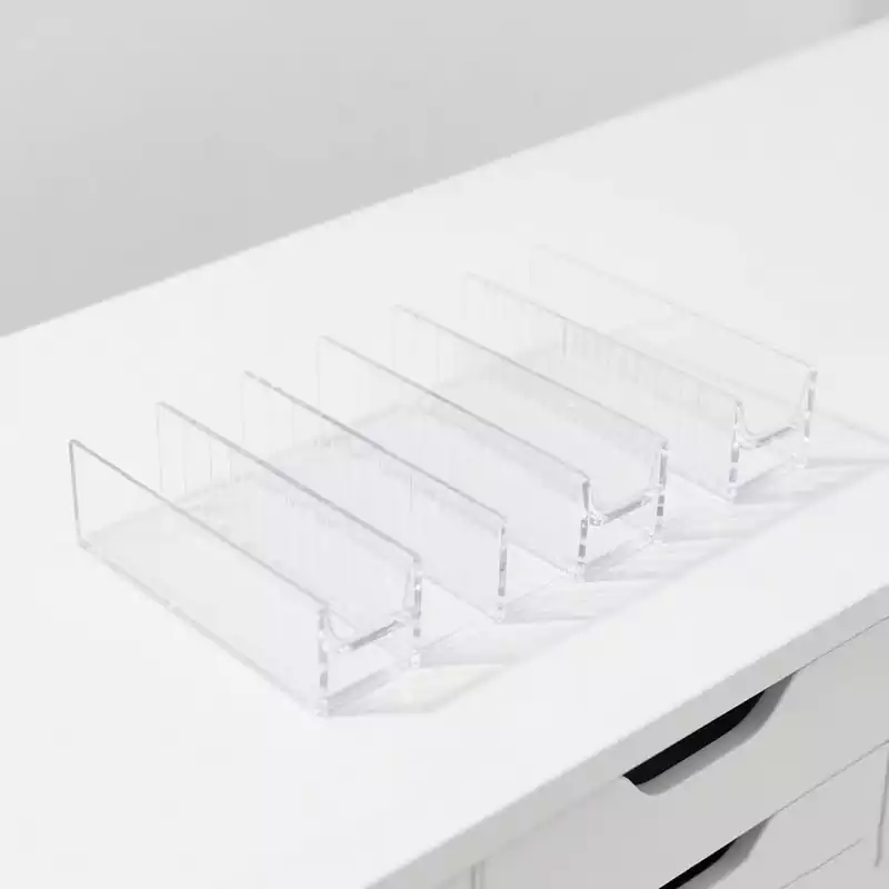 Acrylic Drawer Organizer Dividers Set of 6 - Customacrylicpro Premium Acrylic Product
