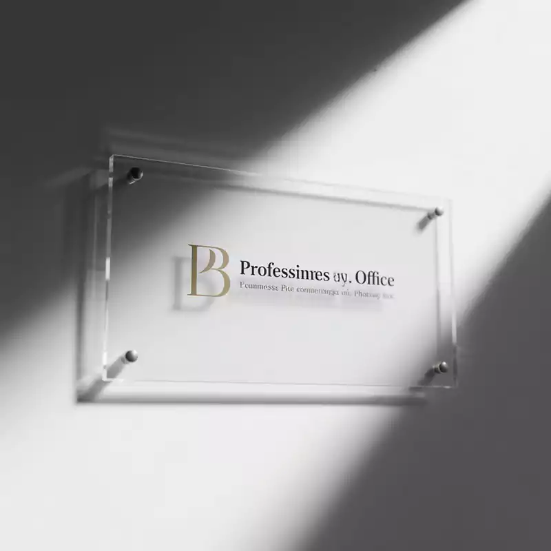 Custom Printed Acrylic Business Sign 12x24 Inch - Customacrylicpro Premium Acrylic Product