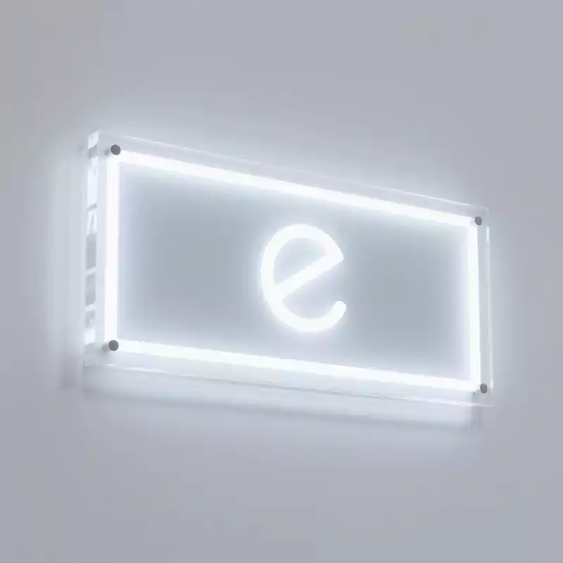 Acrylic LED Edge-Lit Sign Custom Logo - Customacrylicpro Premium Acrylic Product