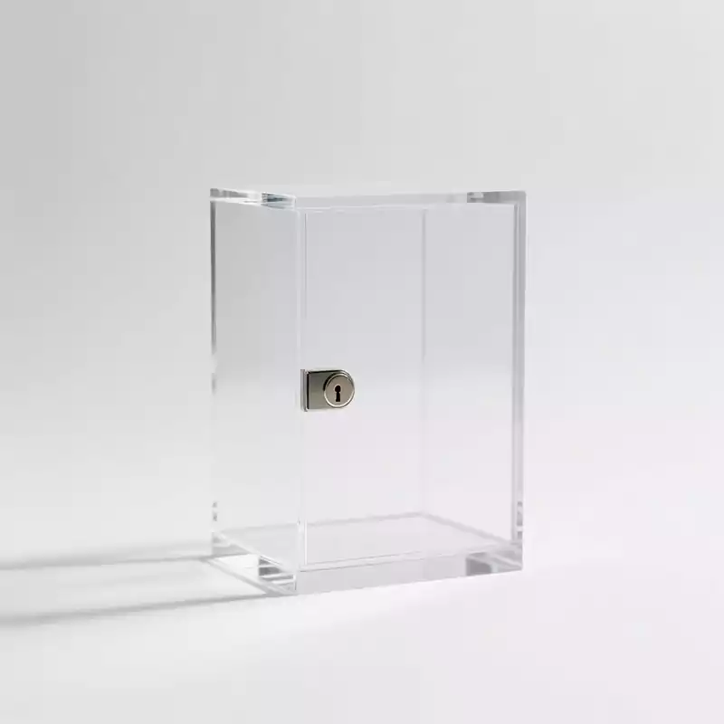 Acrylic Display Case with Lock for Collectibles - Customacrylicpro Premium Acrylic Product