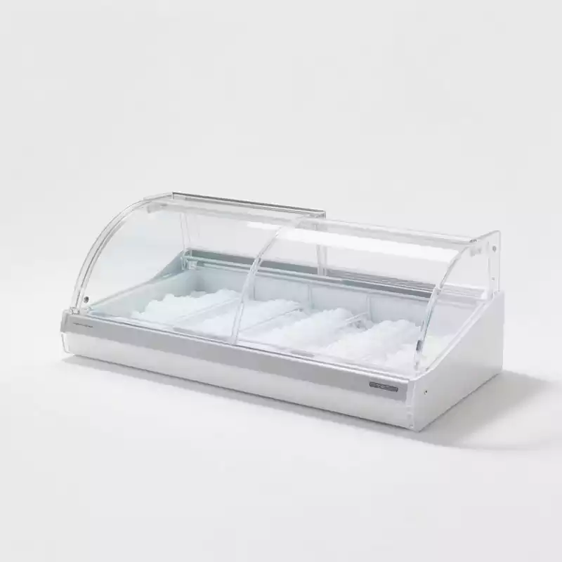 Acrylic Ice Cream Display Freezer Case - Customacrylicpro Premium Acrylic Product