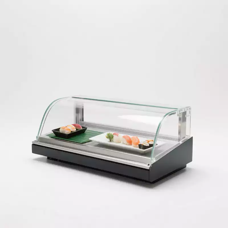 Acrylic Sushi Display Case Refrigerated Countertop - Customacrylicpro Premium Acrylic Product