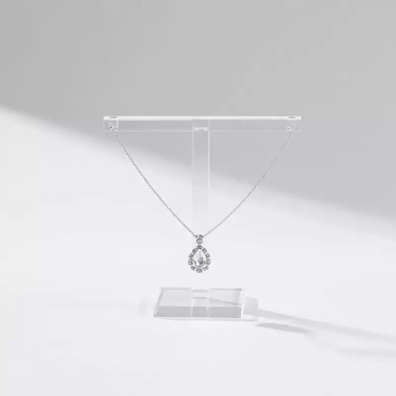 Acrylic Necklace Display Stand T-Bar - Customacrylicpro Premium Acrylic Product