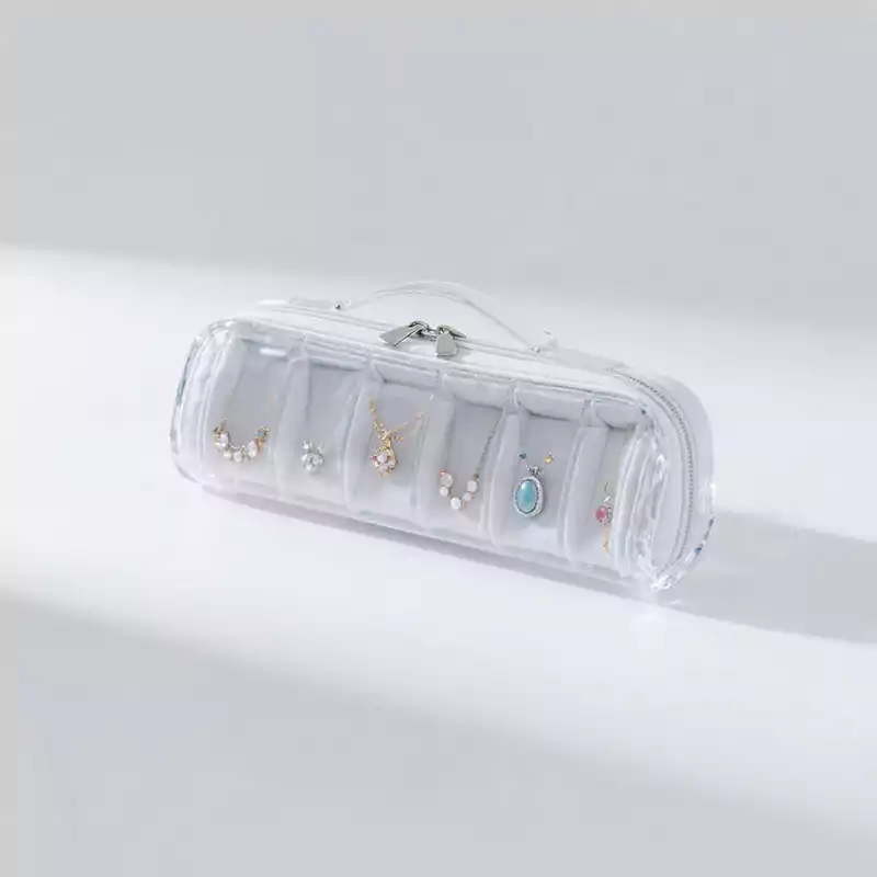 Acrylic Jewelry Travel Organizer Roll Up Case - Customacrylicpro Premium Acrylic Product