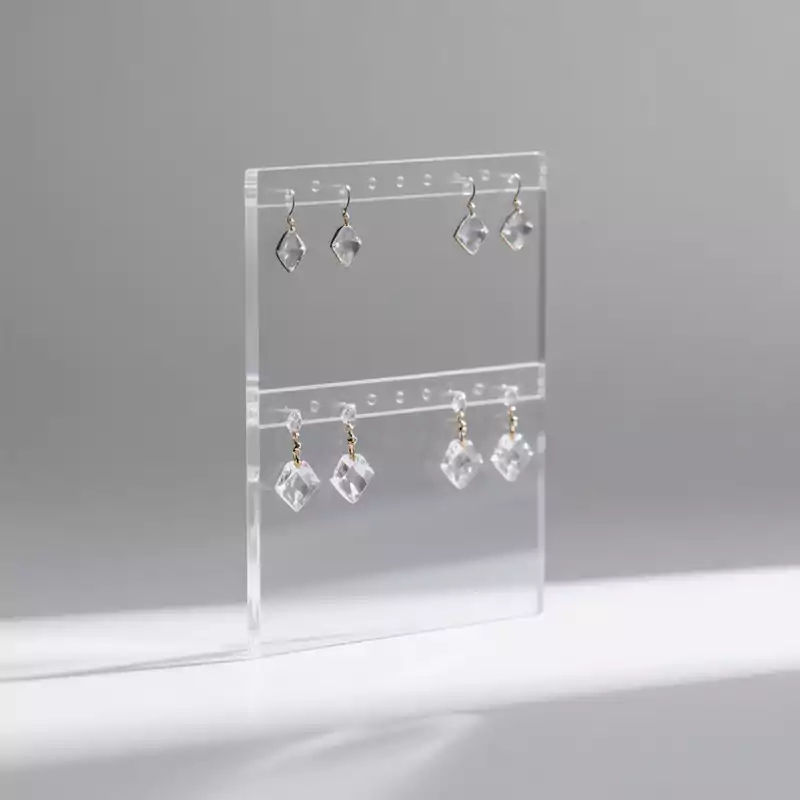 Acrylic Earring Display Stand for Hanging Earrings - Customacrylicpro Premium Acrylic Product
