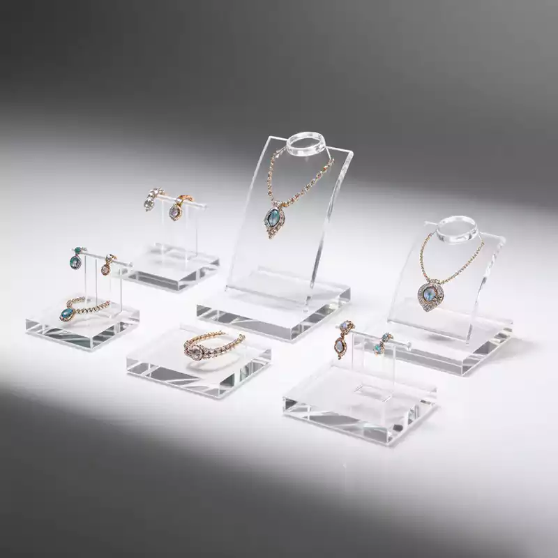Acrylic Jewelry Display Set Complete Store Package - Customacrylicpro Premium Acrylic Product