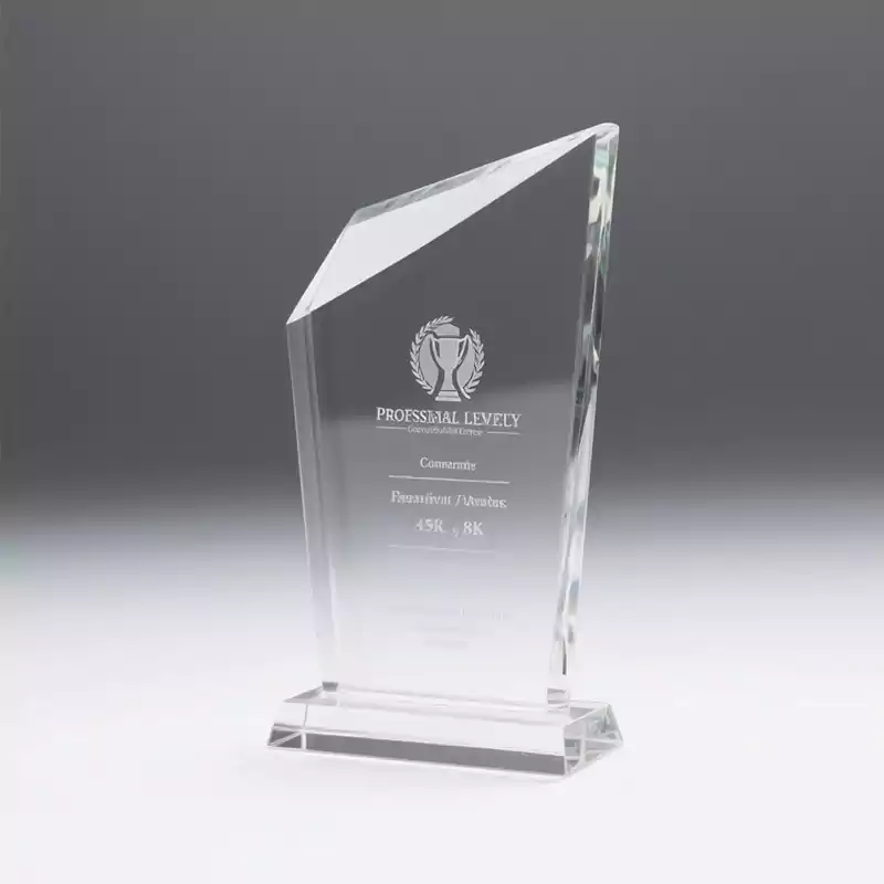 Custom Engraved Acrylic Award Trophy Plaque - Customacrylicpro Premium Acrylic Product