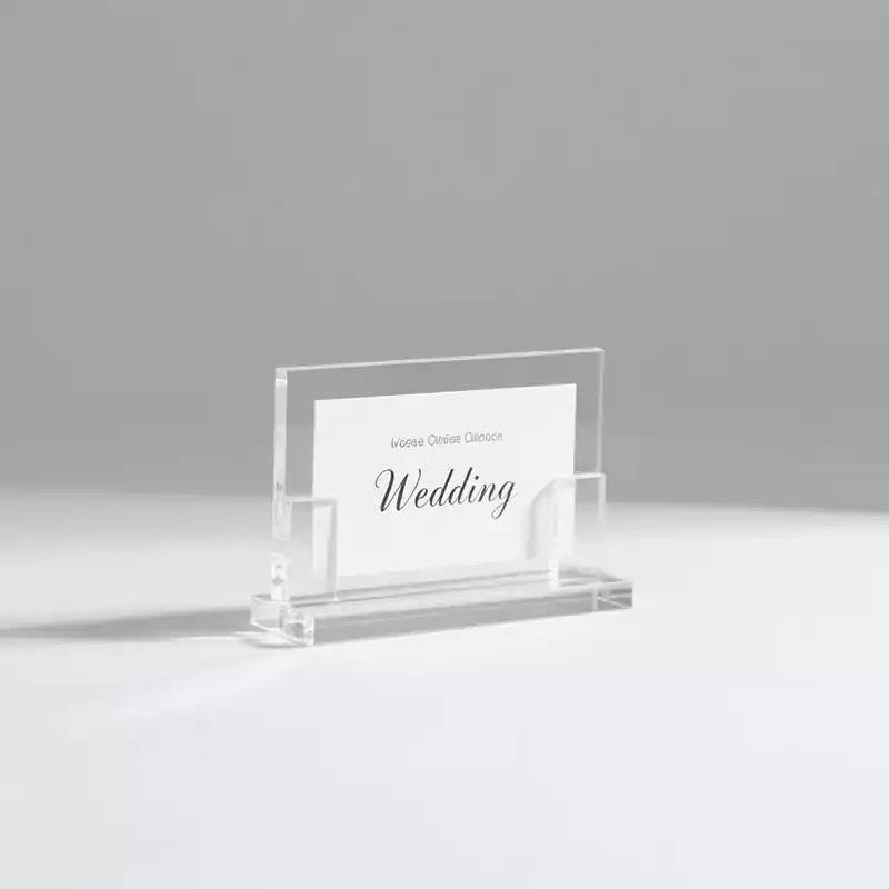 Custom Acrylic Wedding Place Card Holder - Customacrylicpro Premium Acrylic Product