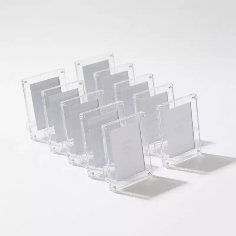Acrylic Wedding Photo Frame Set 4x6 Set of 10 - Customacrylicpro Premium Acrylic Product