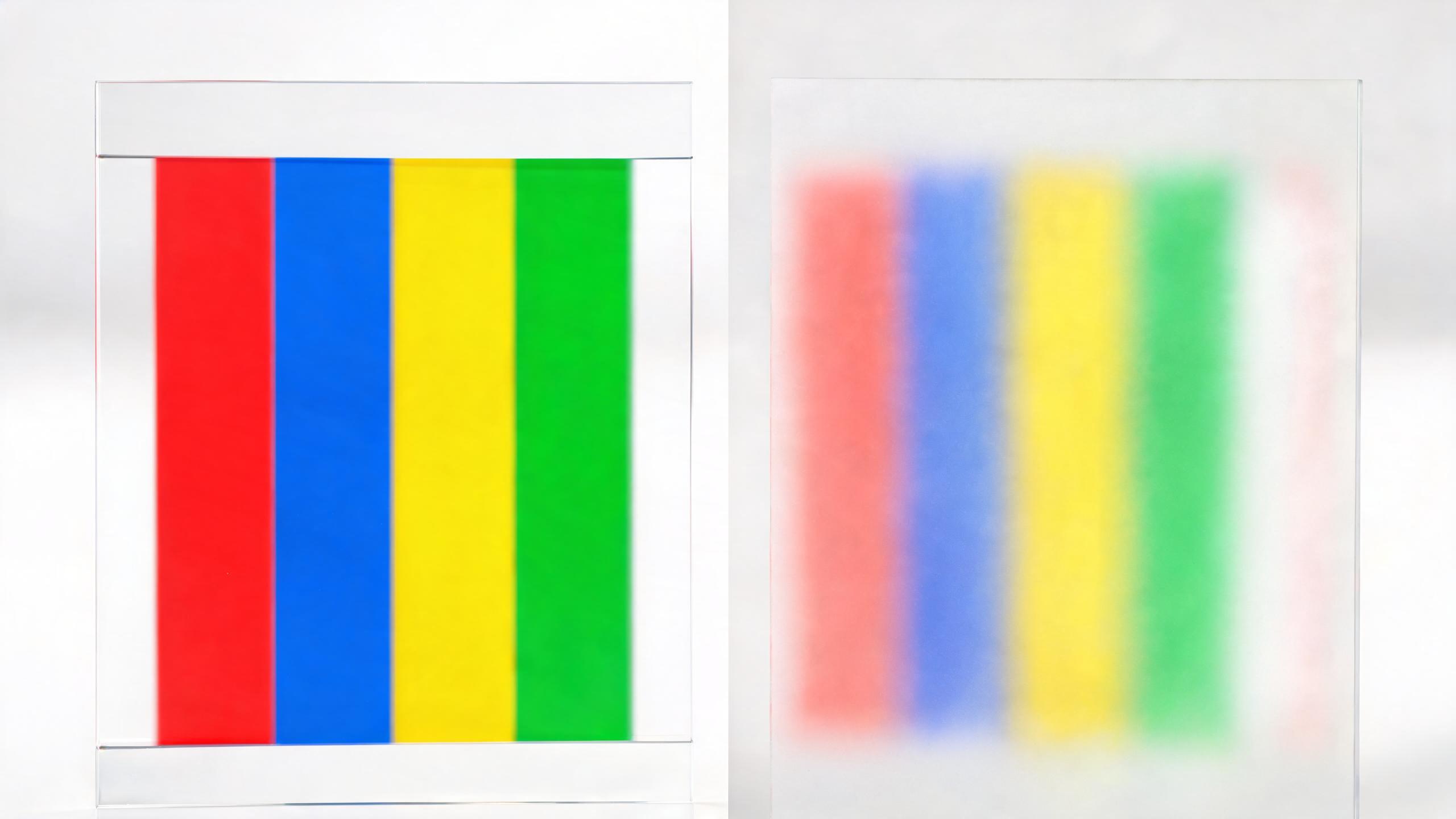 Light passing through acrylic vs polycarbonate clarity comparison